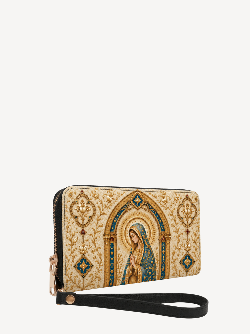 "Regina Caeli" Leather Wallet