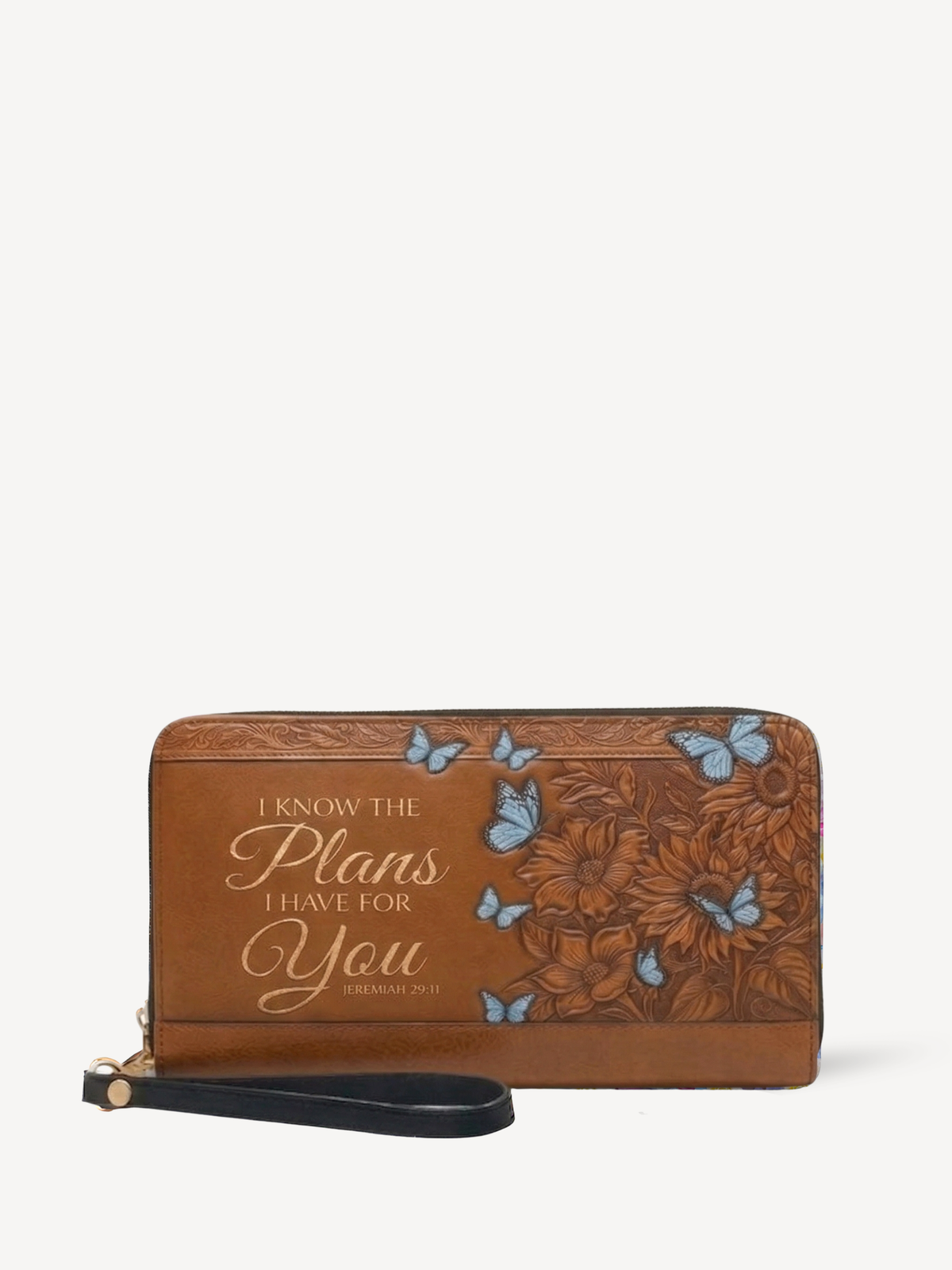Renewal & Promise PU Leather Wallet - Christian Wallet, front view