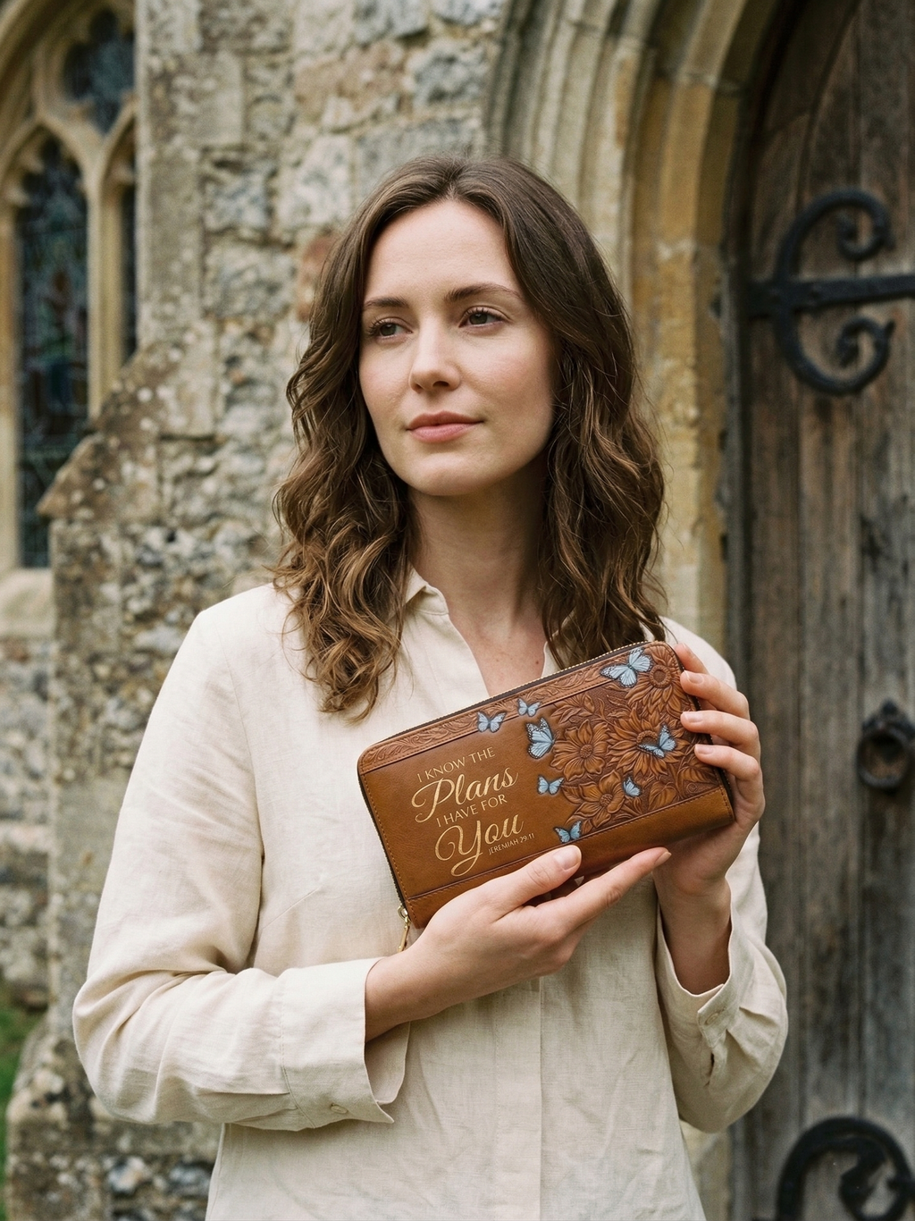 "Renewal & Promise" Leather Wallet