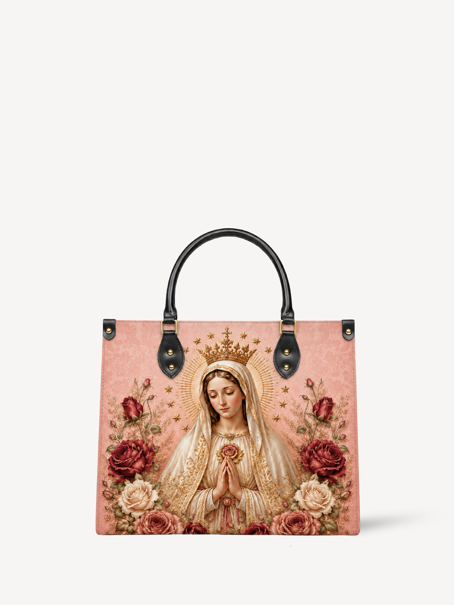 "Rosa Mystica"  Leather Handbag