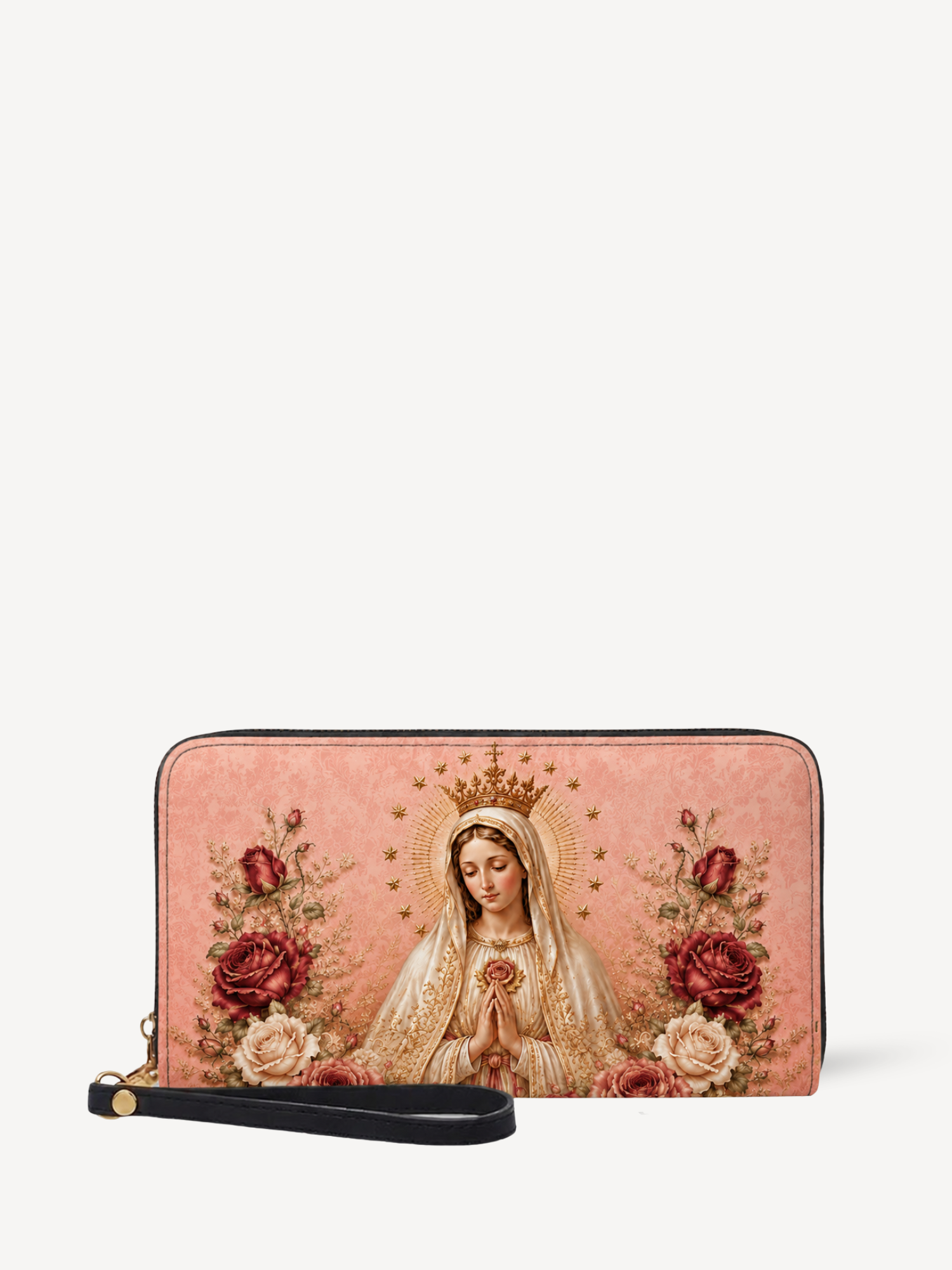 "Rosa Mystica"  Leather Wallet