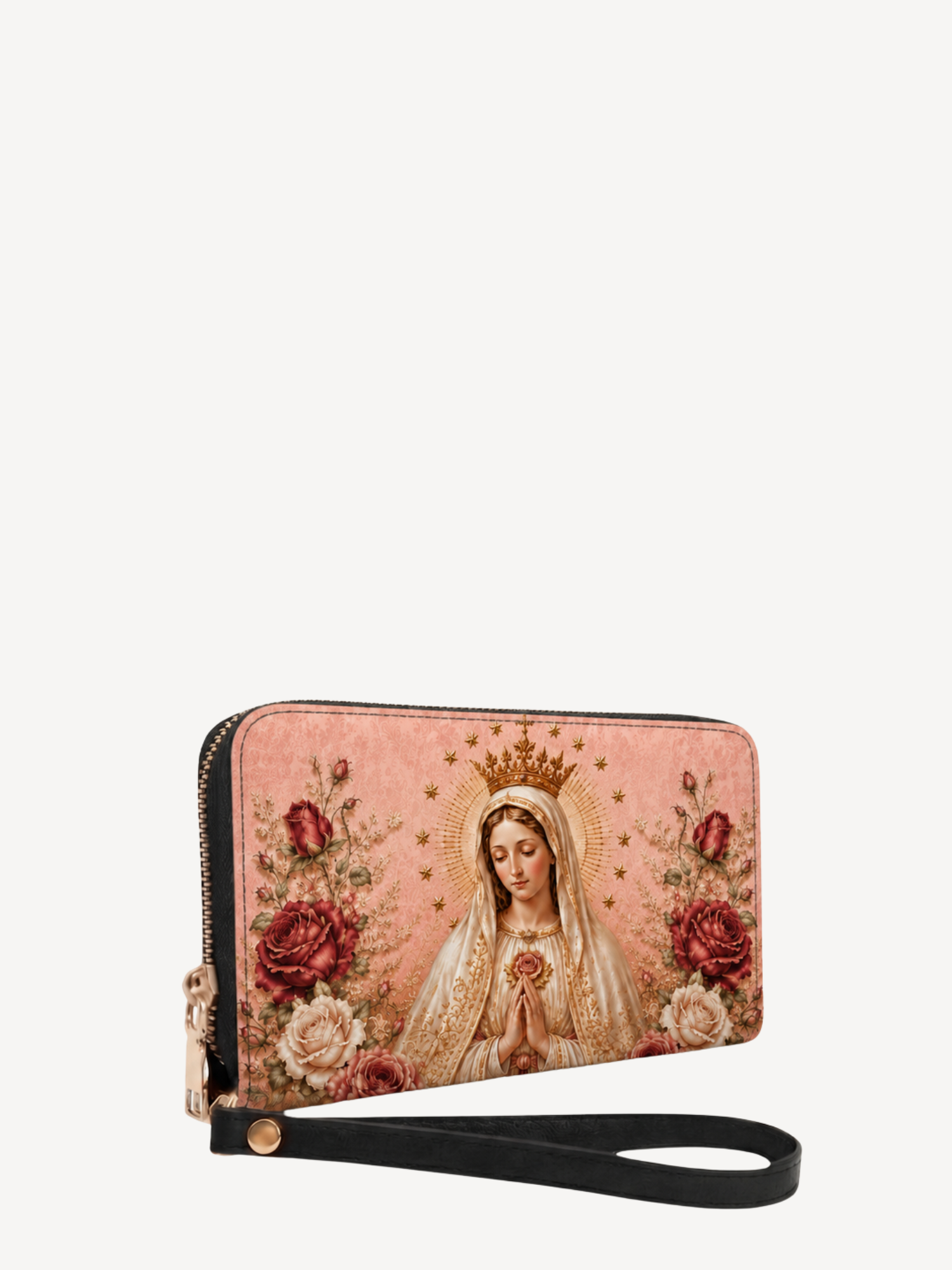 "Rosa Mystica"  Leather Wallet