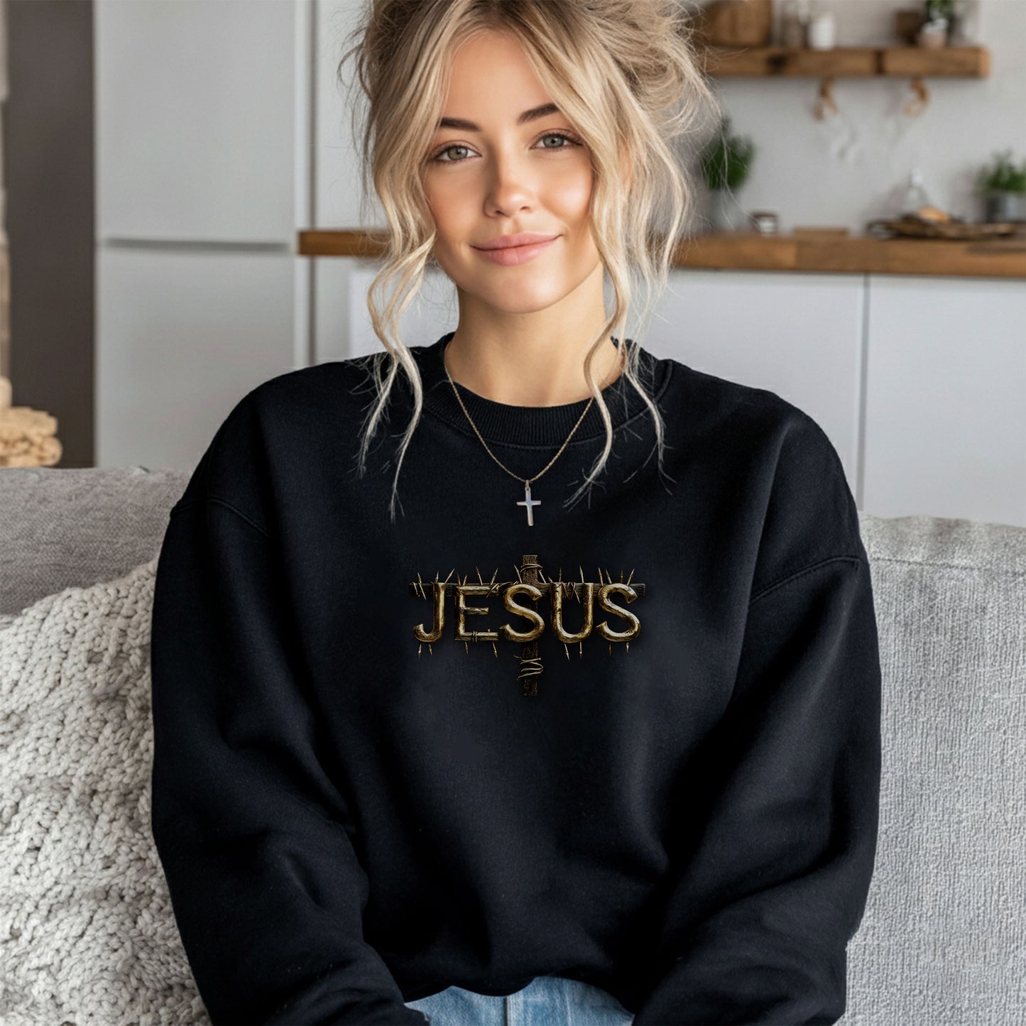 Golden Word Christian Sweatshirt