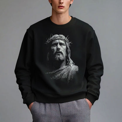 Motivational “Believe” Graphic Christian Sweatshirt