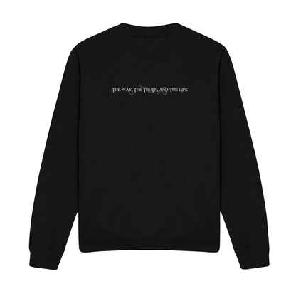 The Way The Truth and The Life Double-Sided Graphic Christian Sweatshirt
