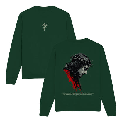 What Love is Double-Sided Graphic Christian Sweatshirt