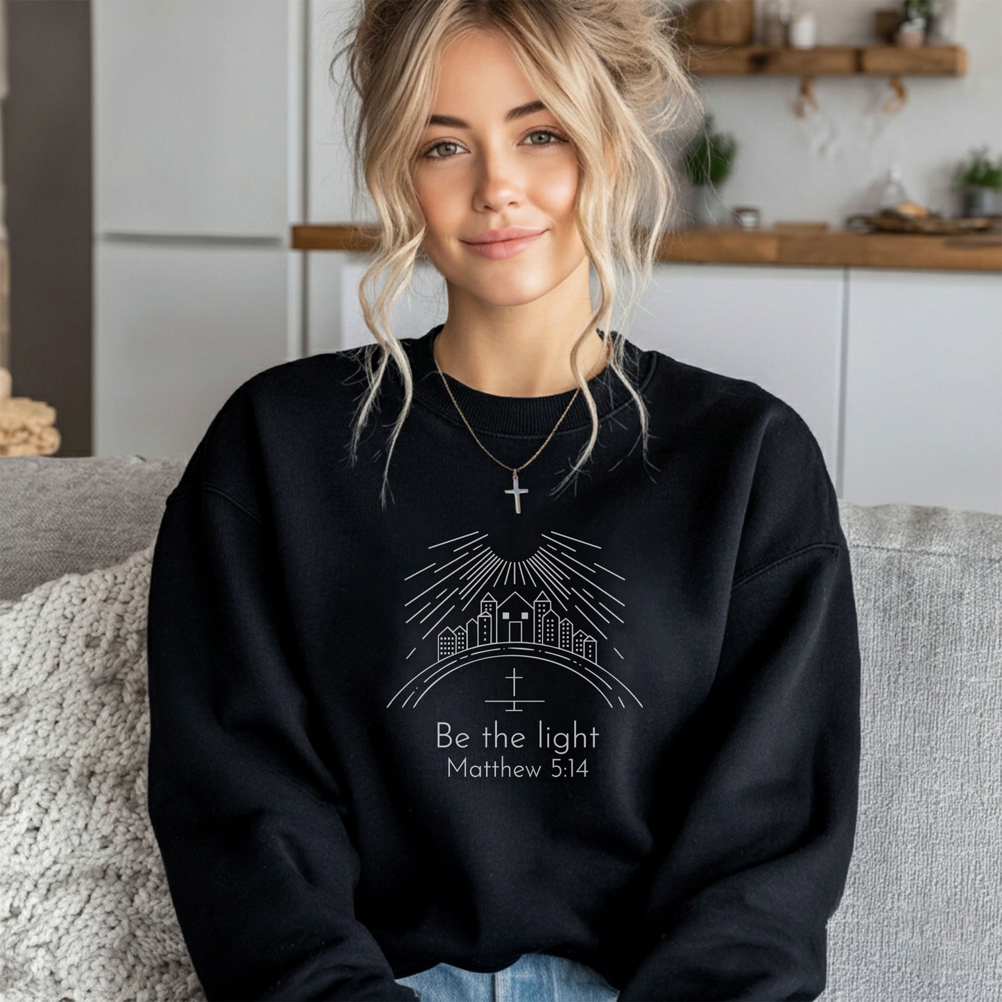 Be The Light Christian Sweatshirt