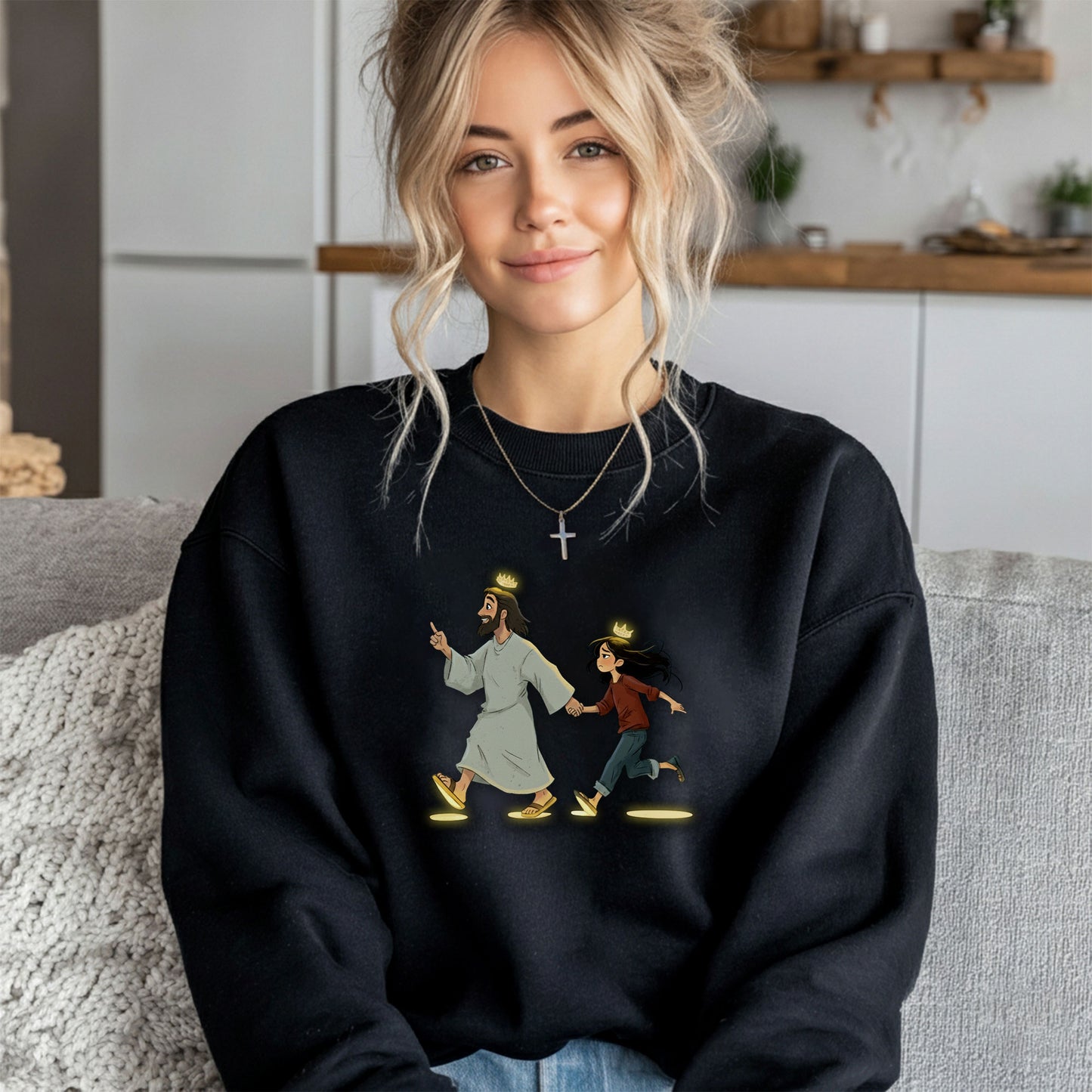 Finding The Light Christian Sweatshirt