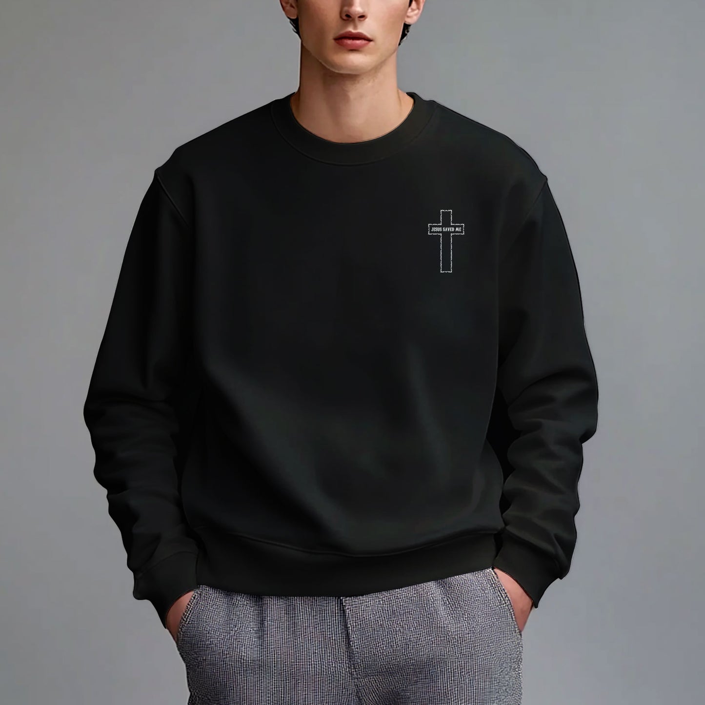 Inspirational Save Double-Sided Graphic Christian Sweatshirt