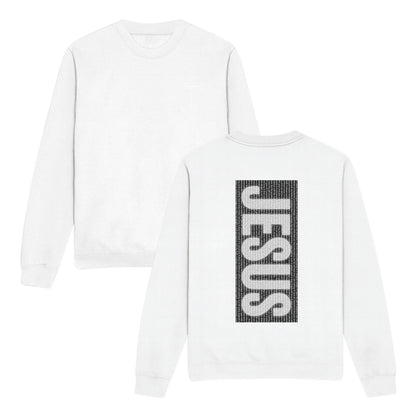 1 Corinthians 13:1-13 Double-Sided Graphic Christian Sweatshirt