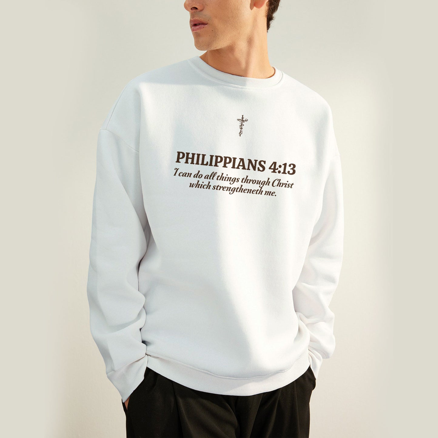 I Can Do All Things Through Christian Sweatshirt
