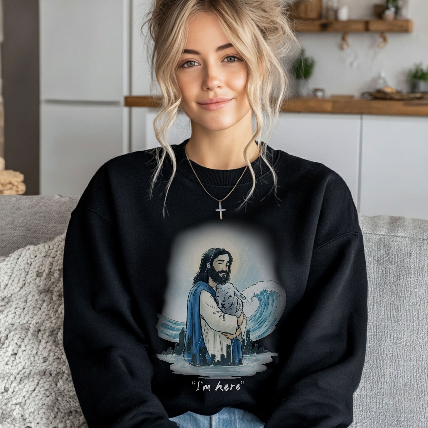 I'm here Christian Sweatshirt