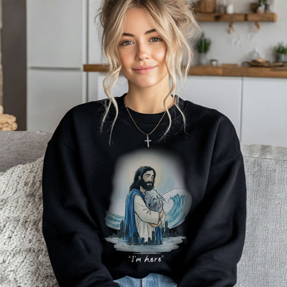 I'm here Christian Sweatshirt