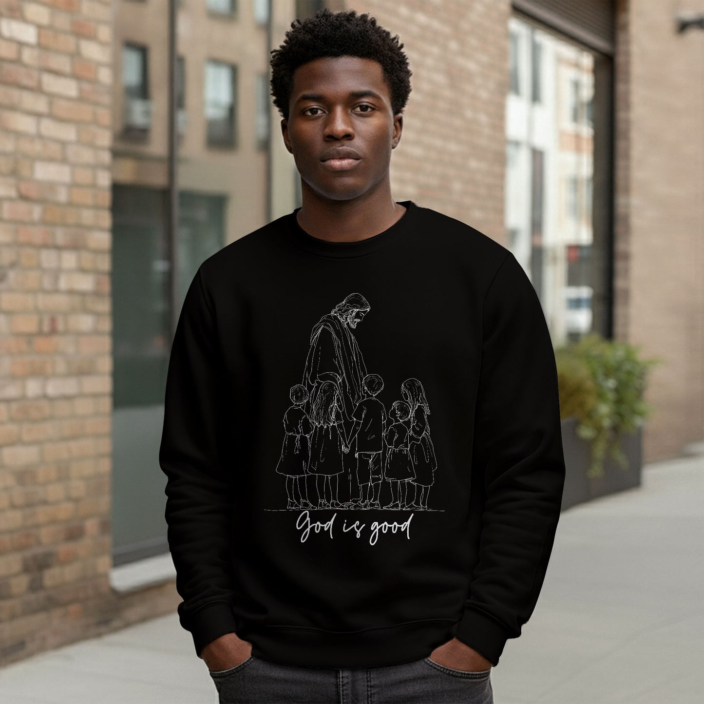 GOD IS GOOD Christian Sweatshirt