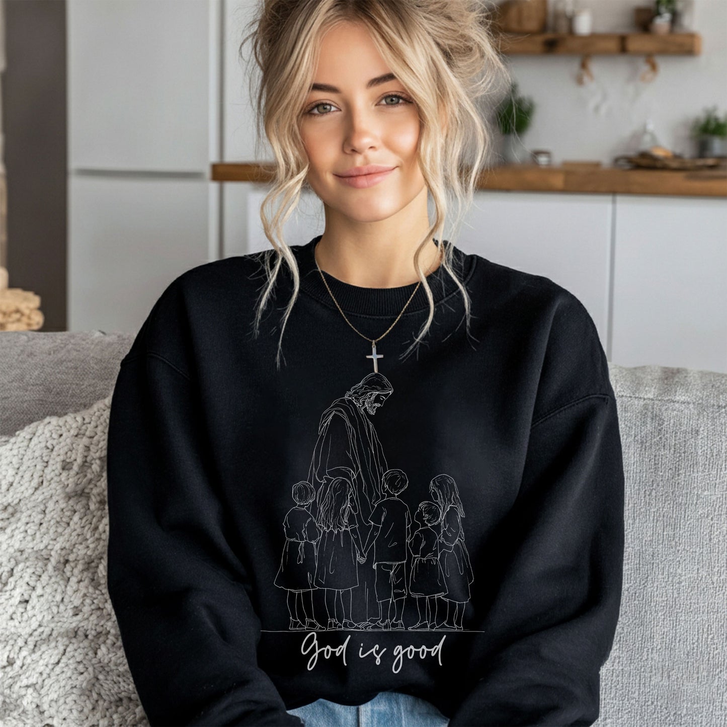 GOD IS GOOD Christian Sweatshirt