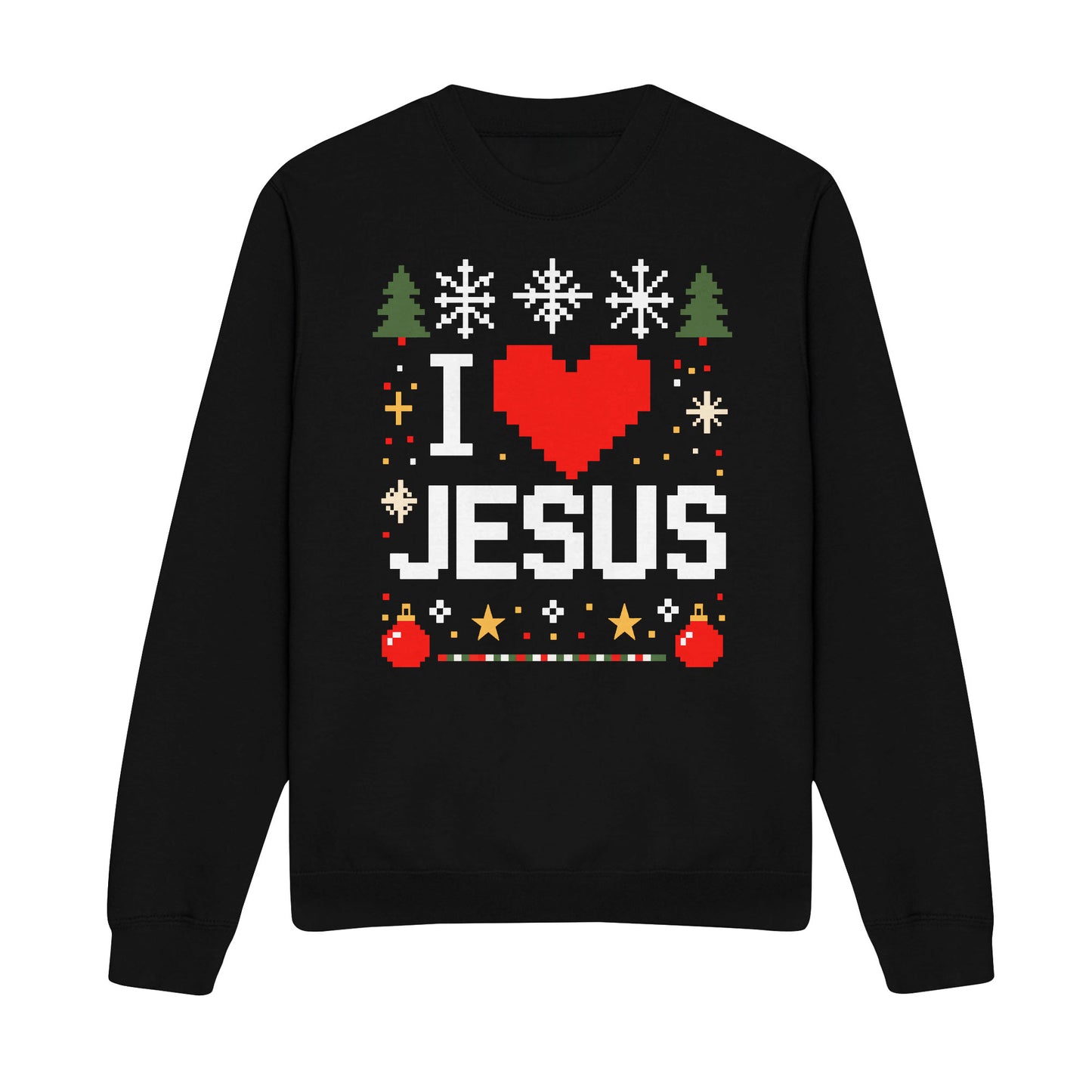 I Love Christmas Christian Sweatshirt