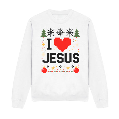 I Love Christmas Christian Sweatshirt