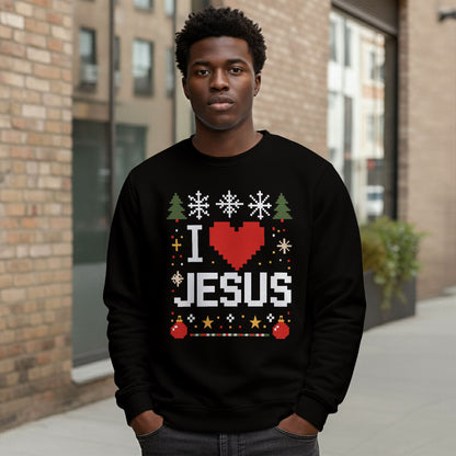 I Love Christmas Christian Sweatshirt