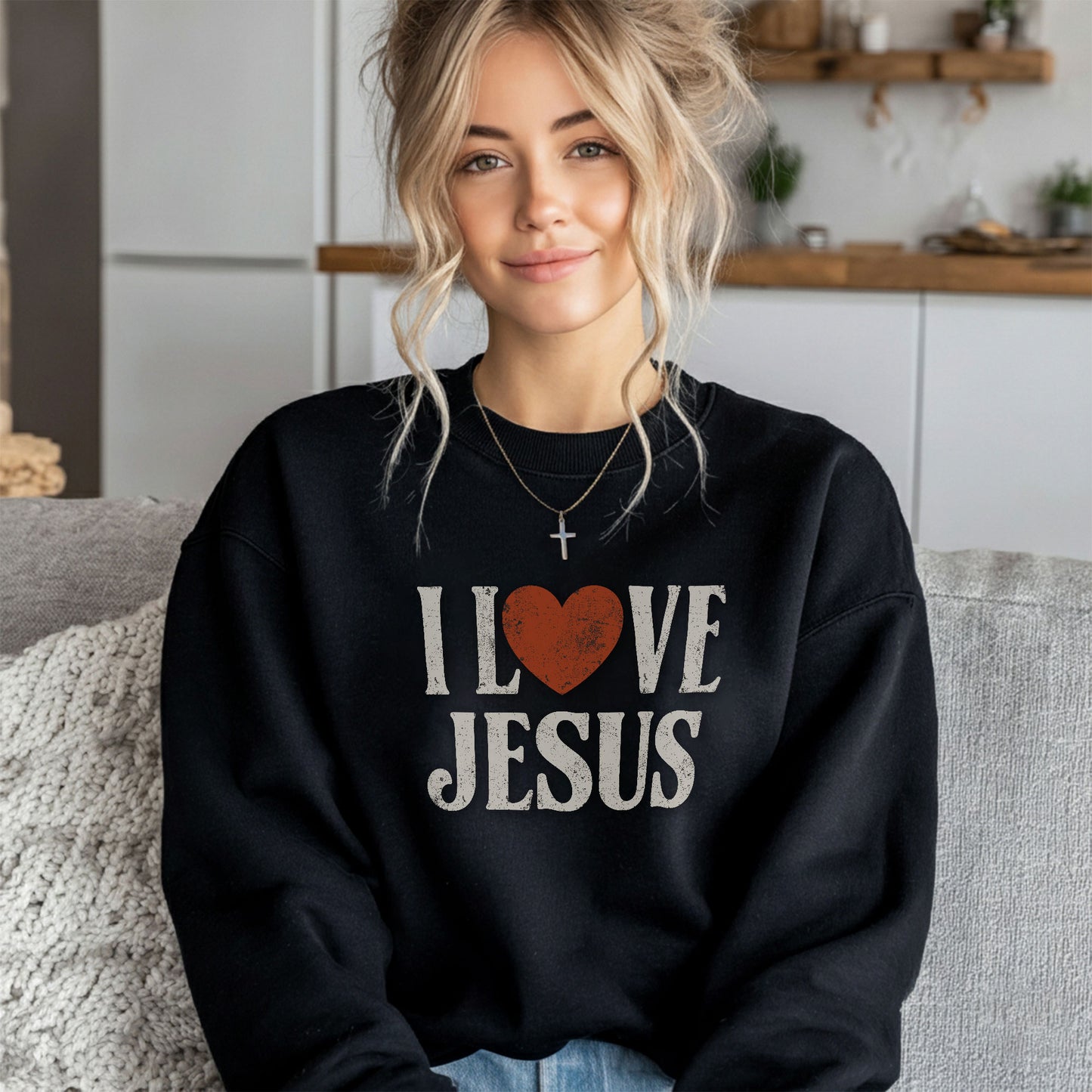 I Love Christian Sweatshirt