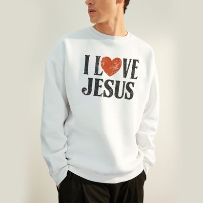I Love Christian Sweatshirt