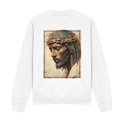 Black Jesus Shirt Face Of Jesus Cross With Crown Sweatshirt