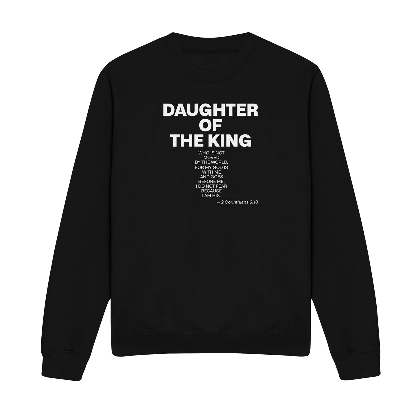Daughter of the King Christmas Christian Sweatshirt