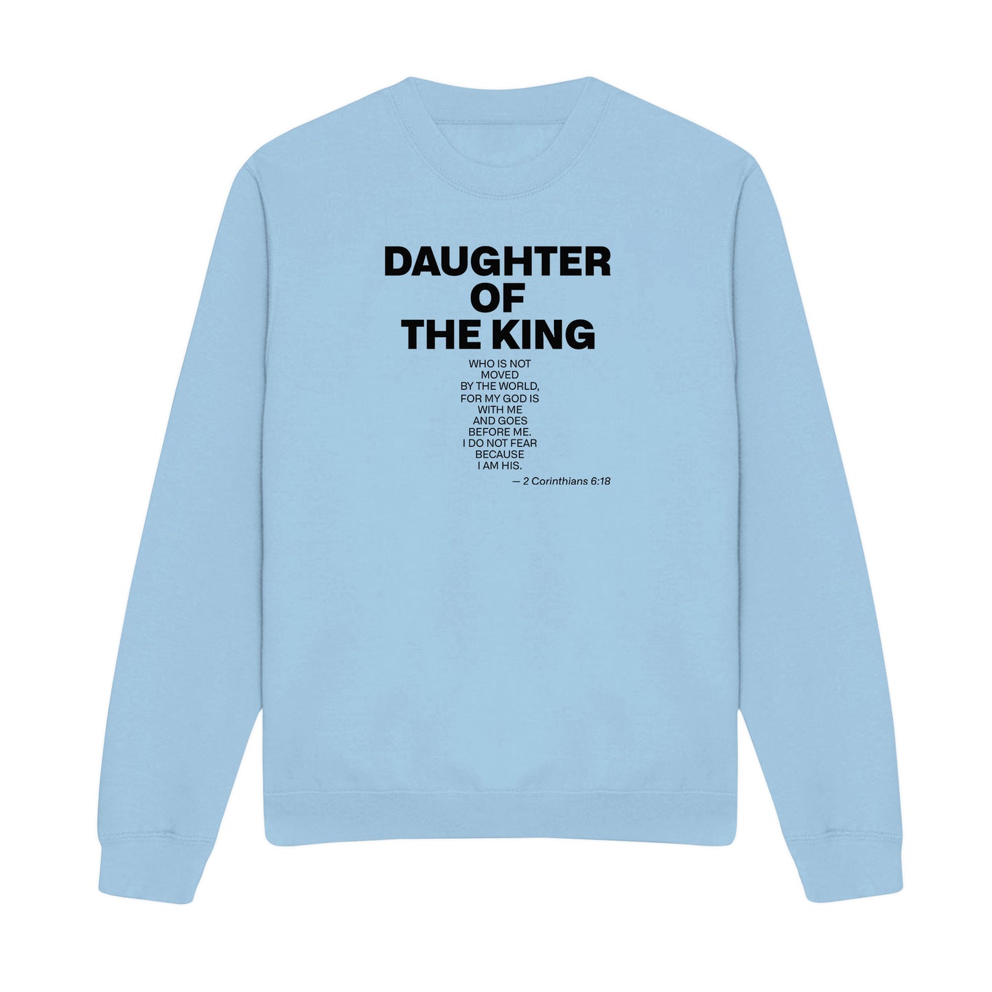 Daughter of the King Christmas Christian Sweatshirt