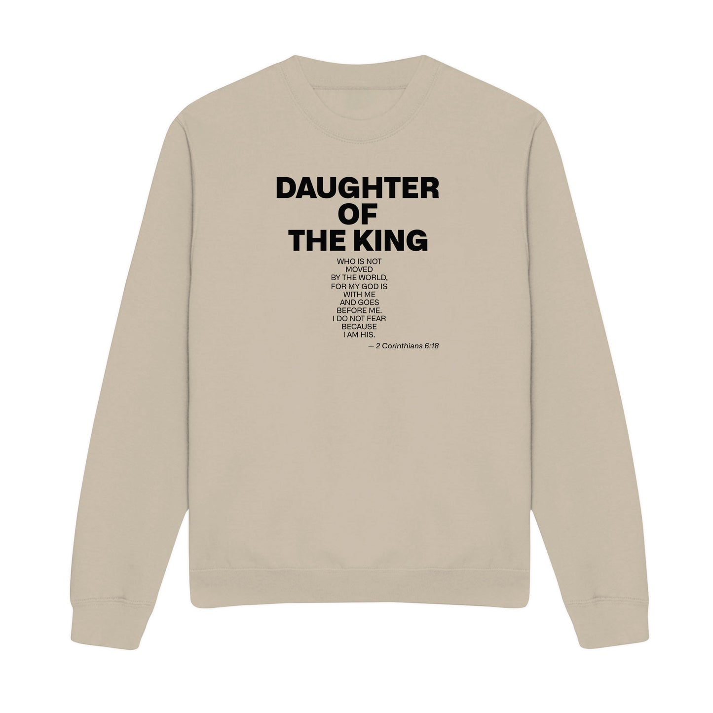 Daughter of the King Christmas Christian Sweatshirt