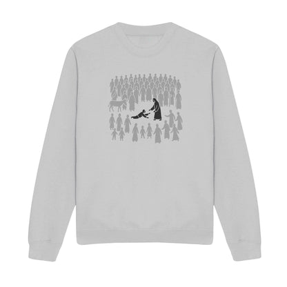 Just Touching Him Christian Sweatshirt