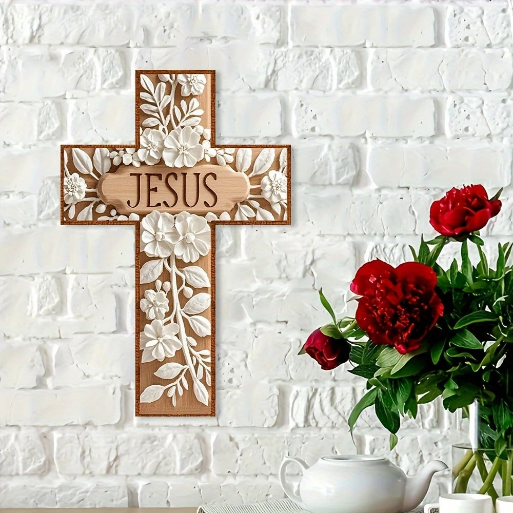 Retro Jesus Christ Wall Cross Decor