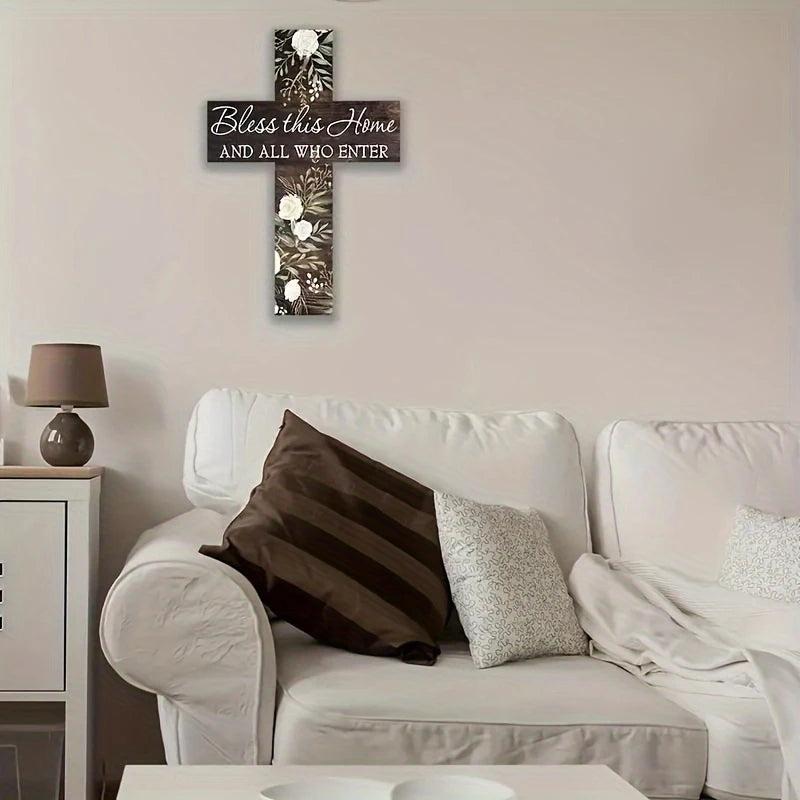 Retro Jesus Christ Wall Cross Decor