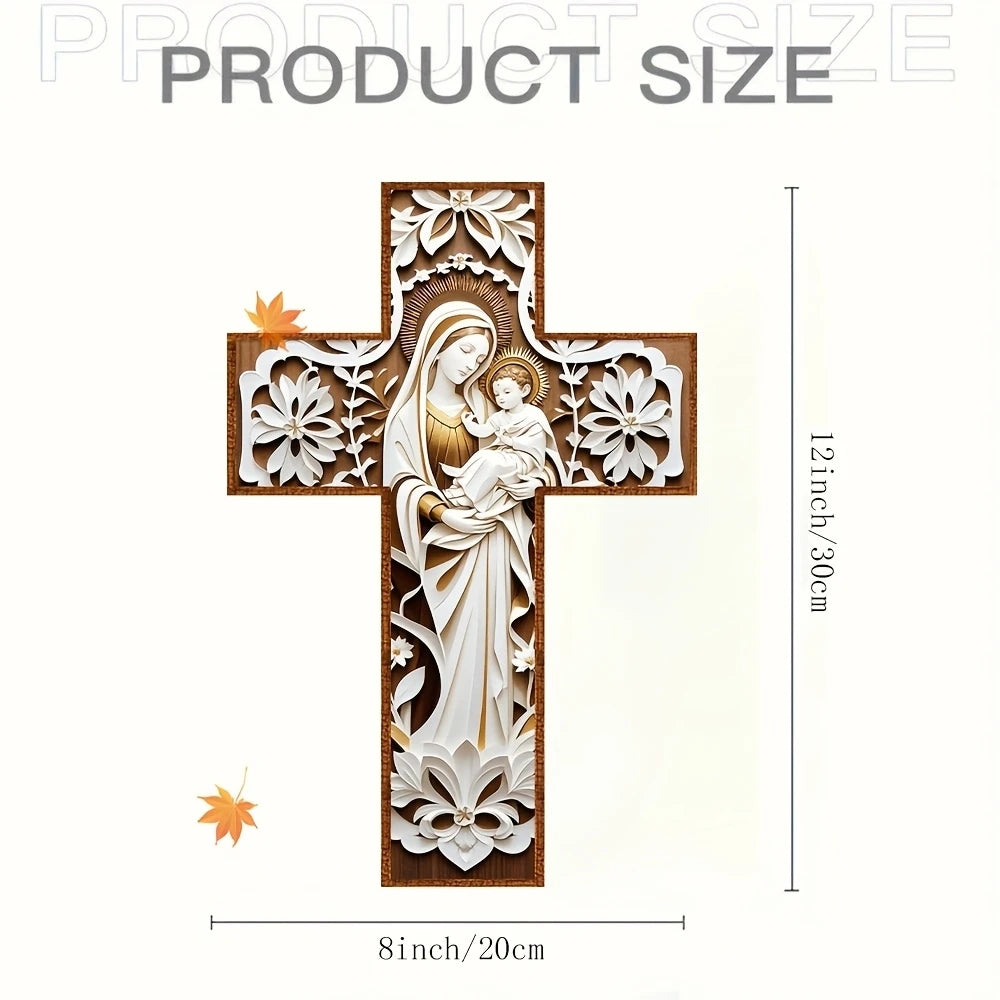 Retro Jesus Christ Wall Cross Decor