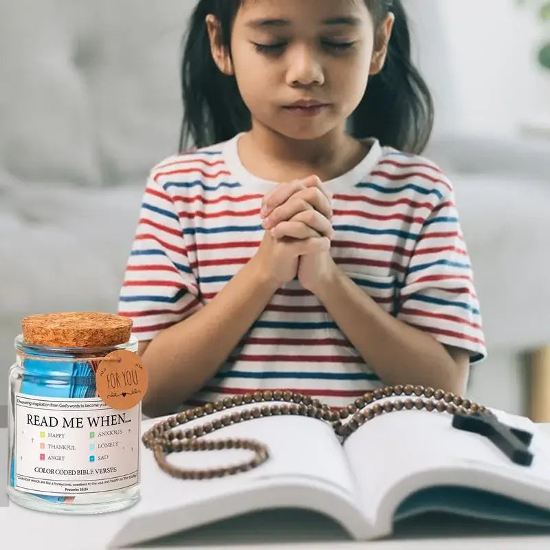 Bible Verses in A Jar, God's Word Storage Jar, Read Me When...