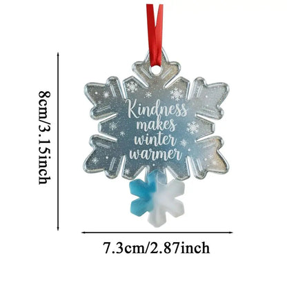 Christmas Tree Sea Glass Ornament Coastal