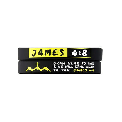 Christian Bible Verse Silicone Bracelet