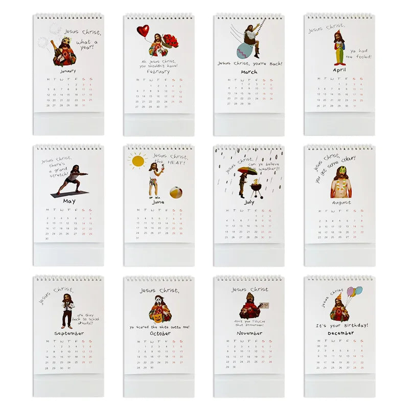 Jesus Christ WHAT A YEAR Calendar 2026