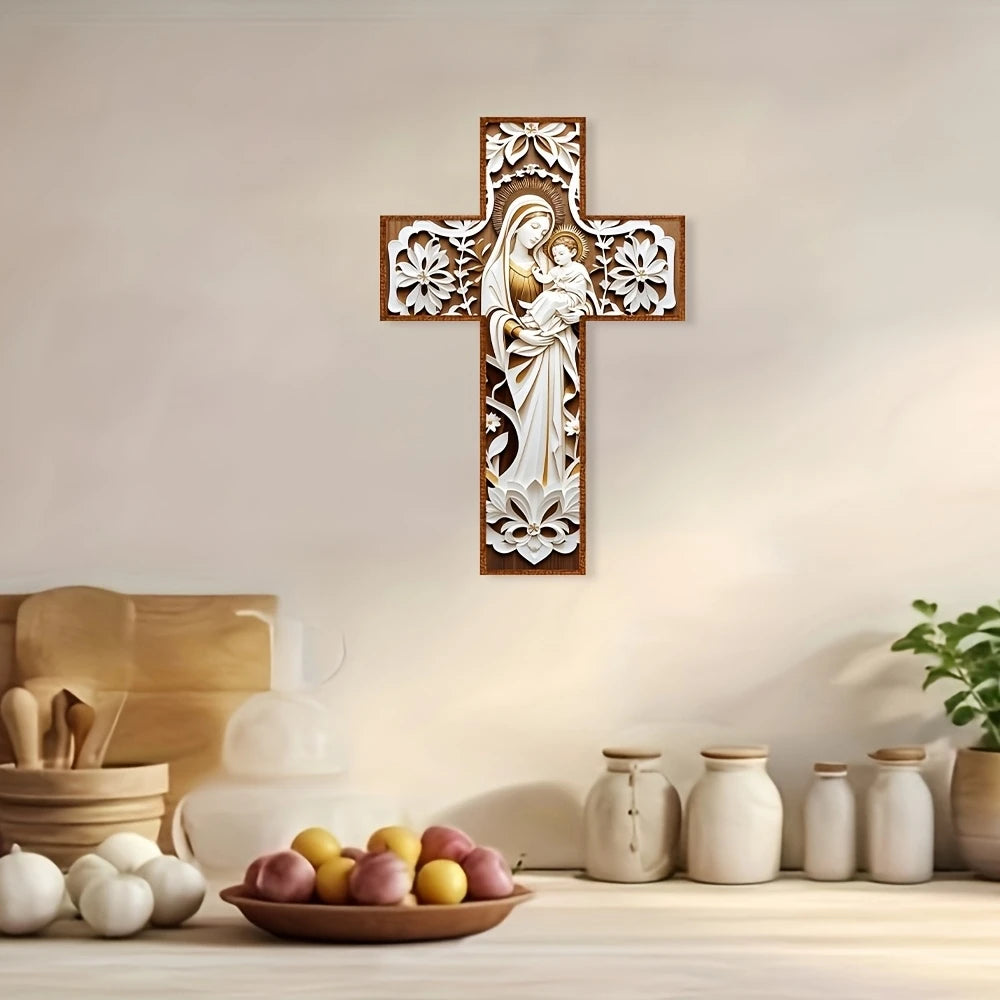 Retro Jesus Christ Wall Cross Decor