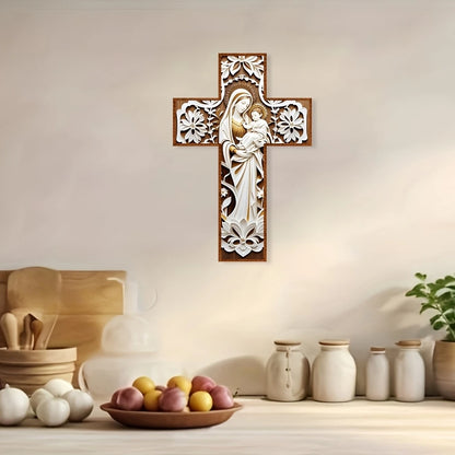Retro Jesus Christ Wall Cross Decor