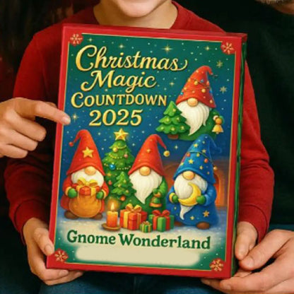 Gnome Christmas Advent Calendar – 24 Acrylic Ornaments Holiday Countdown