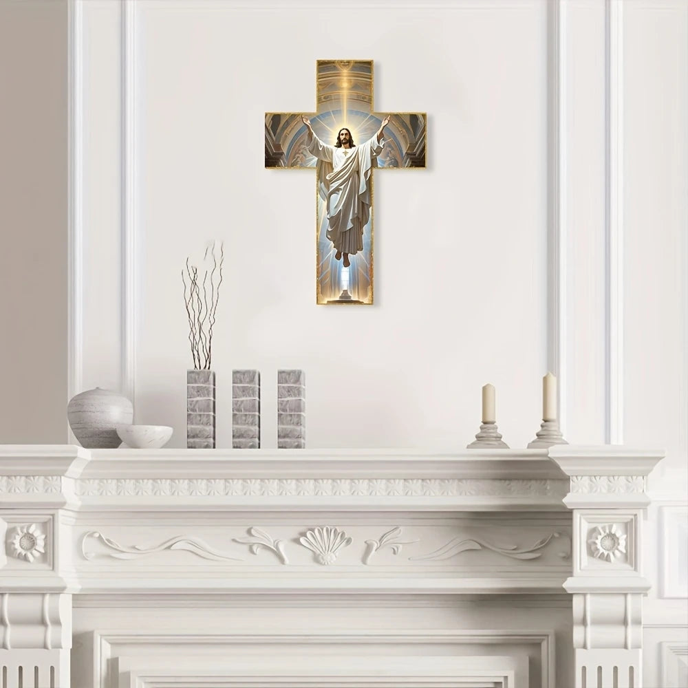 Retro Jesus Christ Wall Cross Decor