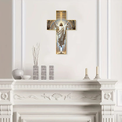 Retro Jesus Christ Wall Cross Decor