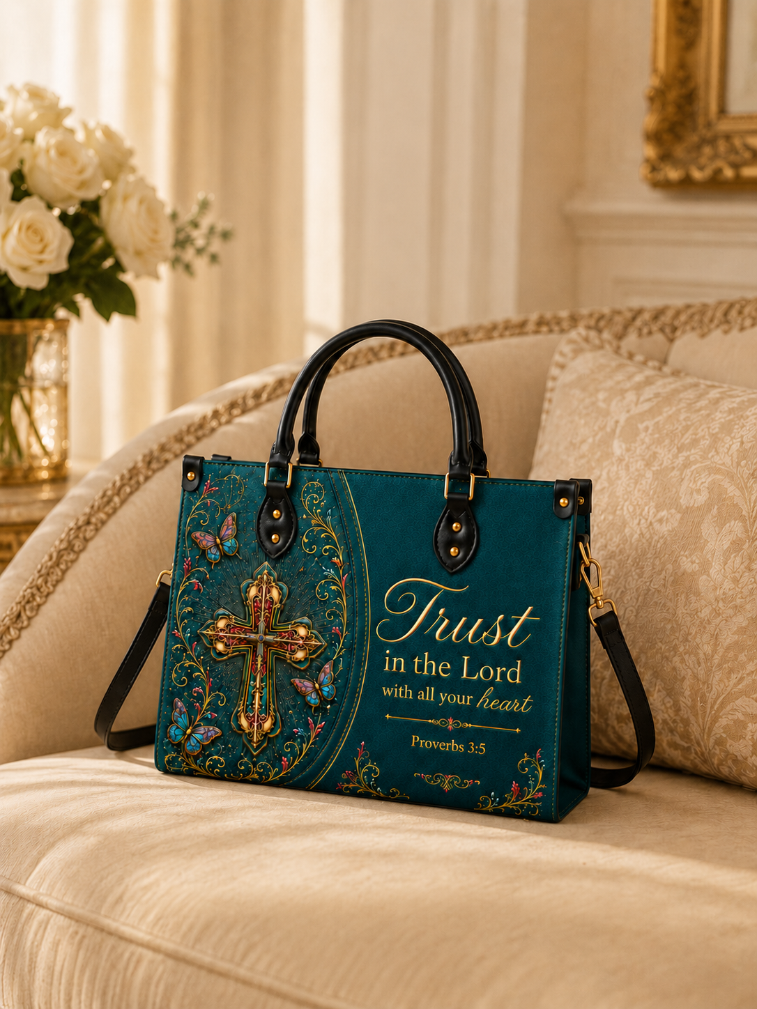 "Sacred Trust" Leather Handbag