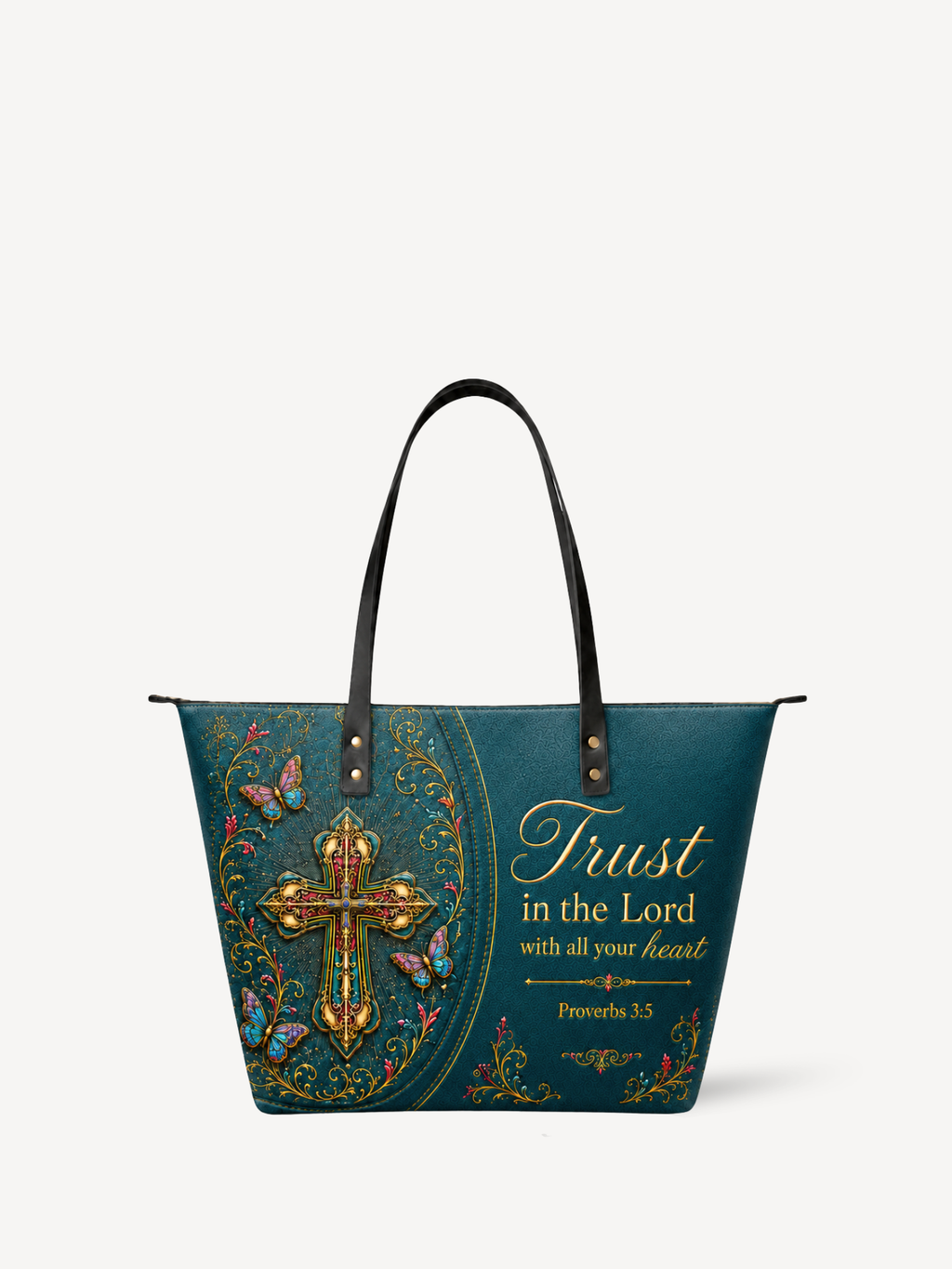 "Sacred Trust" Leather Tote Bag
