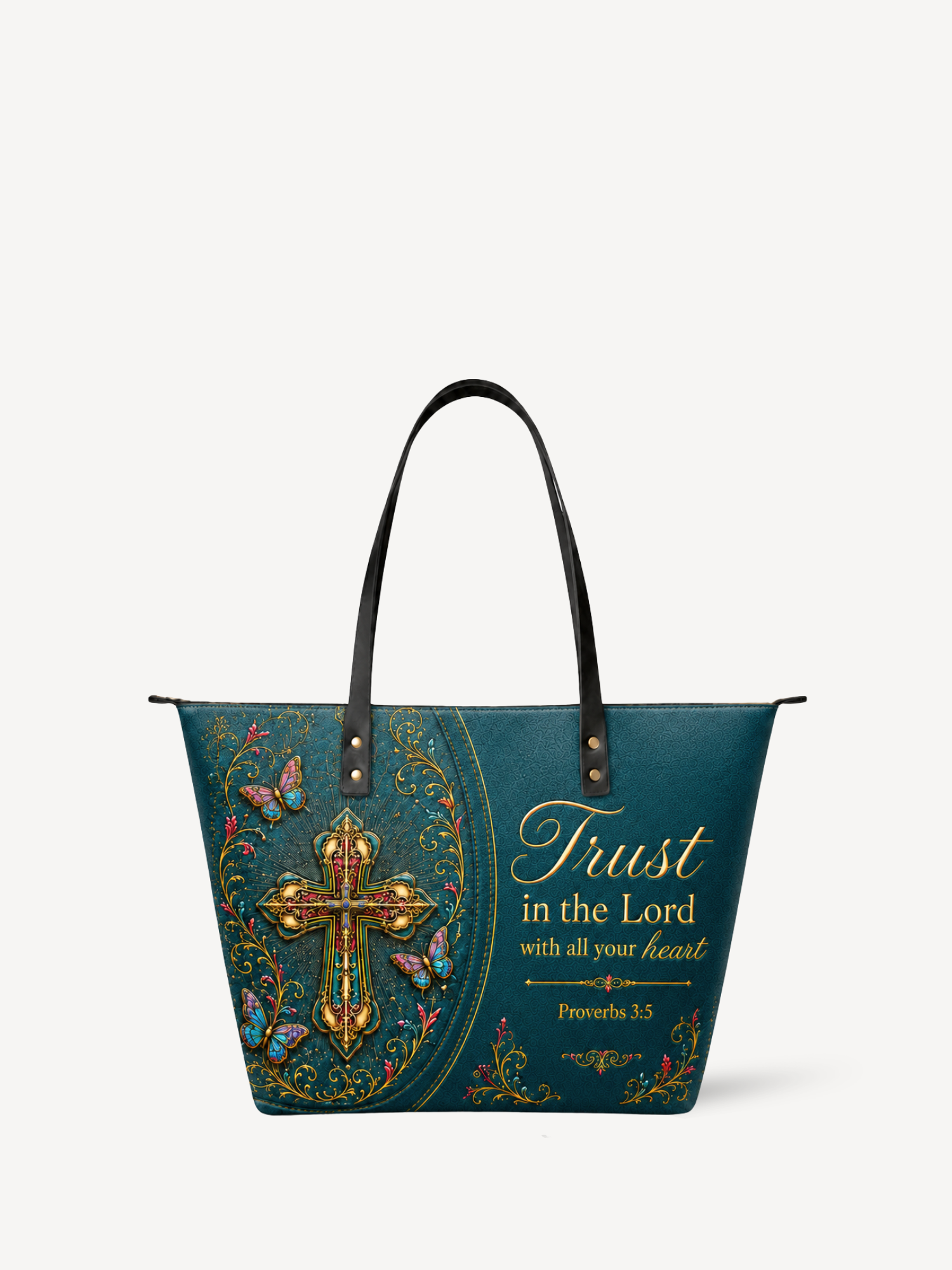 "Sacred Trust" Leather Tote Bag
