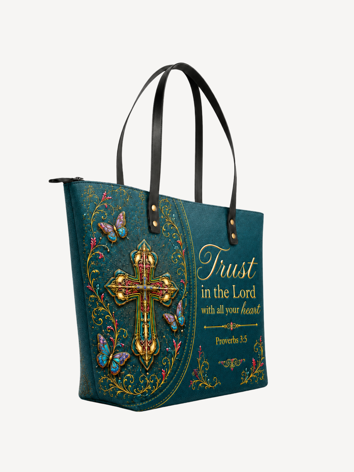 "Sacred Trust" Leather Tote Bag