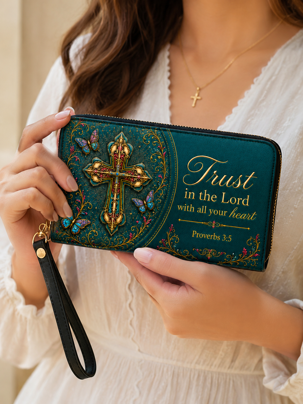 "Sacred Trust" Leather Wallet