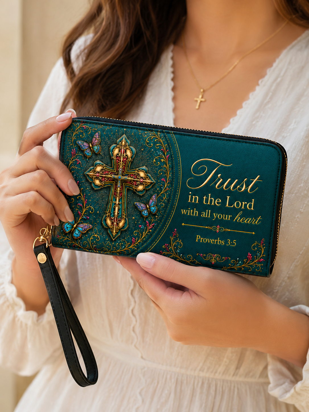 "Sacred Trust" Leather Wallet
