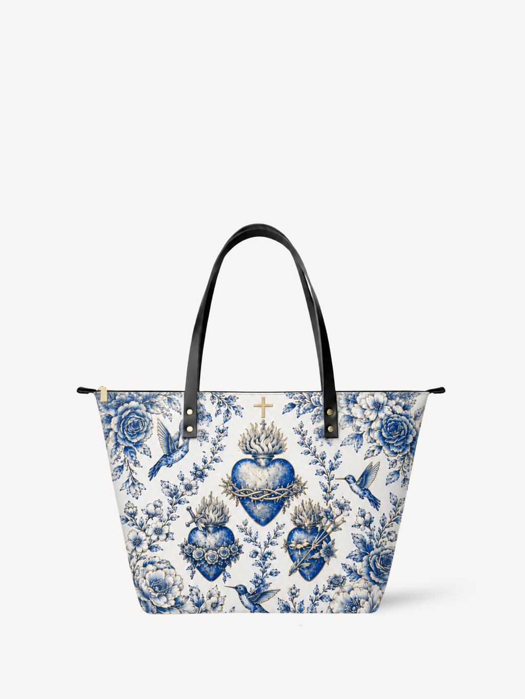 "Sacred Heart" Leather Tote Bag