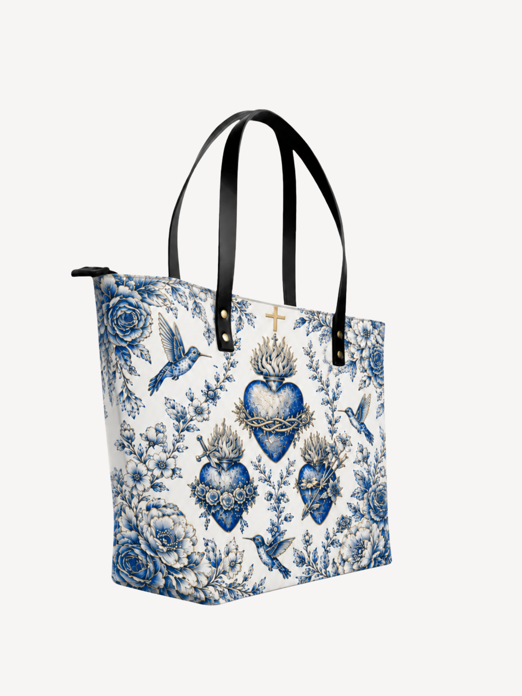 "Sacred Heart" Leather Tote Bag