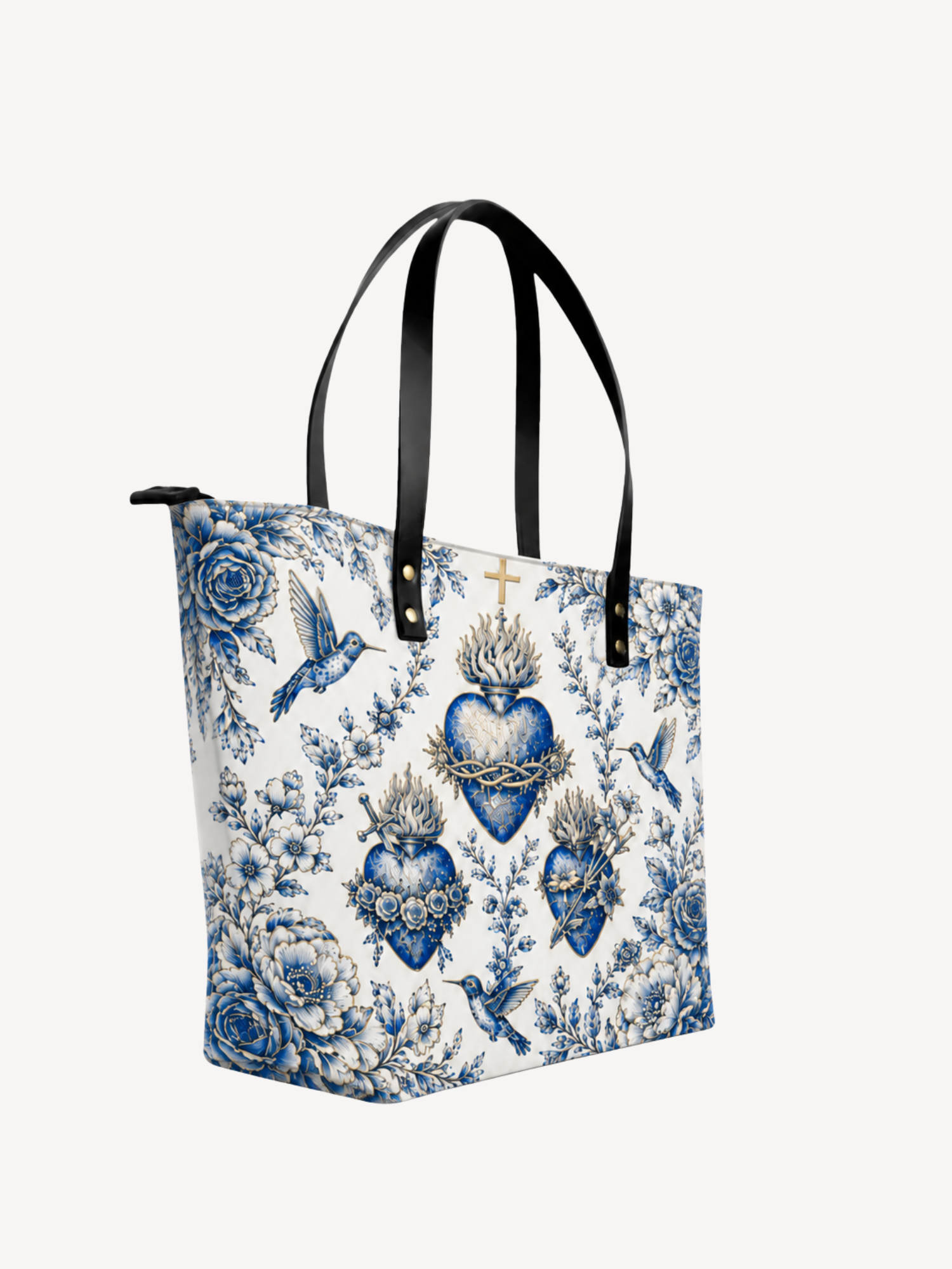 "Sacred Heart" Leather Tote Bag